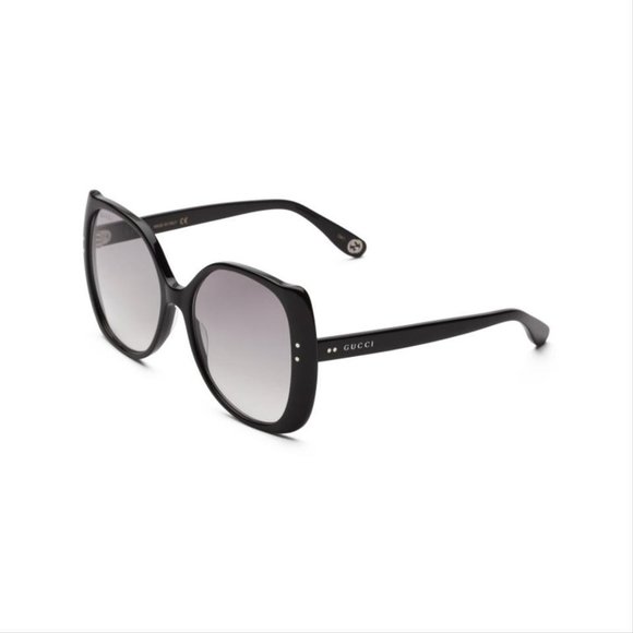 Gucci Oversize Black Grey Sunglasses GG0472S 001
